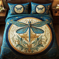 Enchanted Dragonfly 3-Piece Quilted Bedding Set GFTOTP5029
