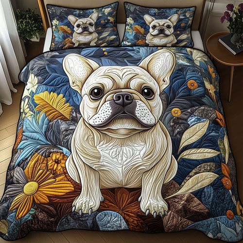 Bulldog 3-Piece Quilted Bedding Set GFTOMA375
