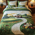Par for the Night 3-Piece Quilted Bedding Set GFTOTL3505