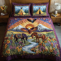 Native American 3-Piece Quilted Bedding Set GFTOHD4691
