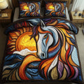 Majestic Horse 3-Piece Quilted Bedding Set GFTOMA064