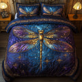 Dragonfly 3-Piece Quilted Bedding Set GFTOHD5155